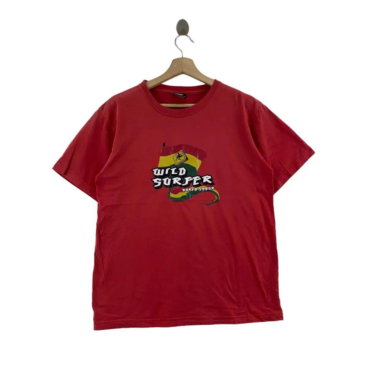 Vintage Vintage WILD SURFER BALI North Sanur Tee Shirt Top Beach Size US M / EU 48-50 / 2 - 1 Thumbnail