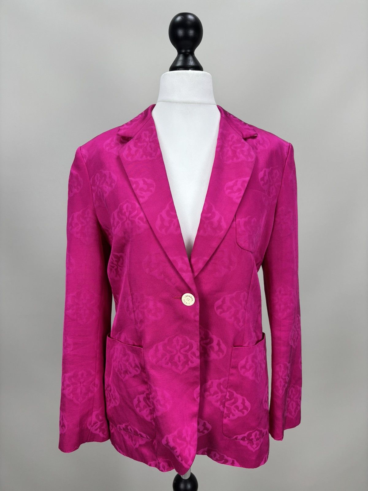 Sandro Womens blazer Sandro Paris Size 40 Color Pink Size M / US 6-8 / IT 42-44 - 2 Thumbnail