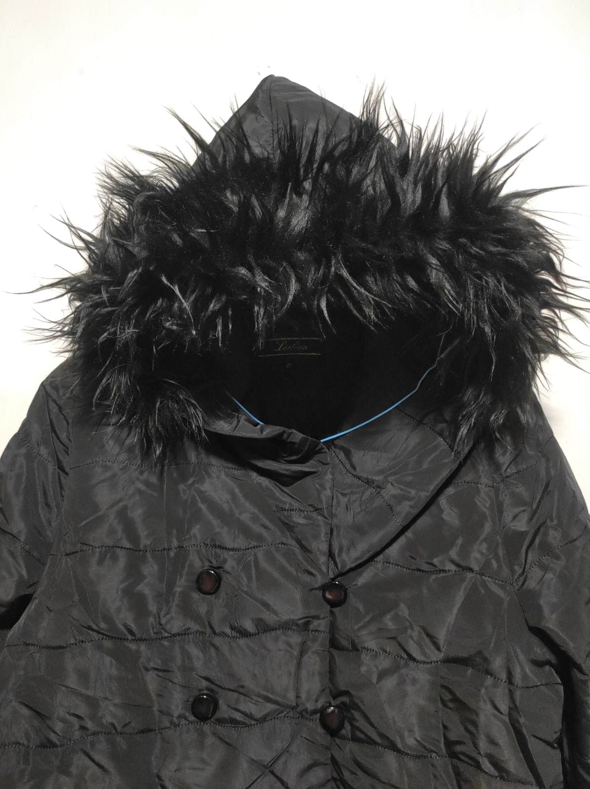 Japanese Brand Leilian made in Japan fur down puffer hoodie Jacket Size L / US 10 / IT 46 - 3 Thumbnail