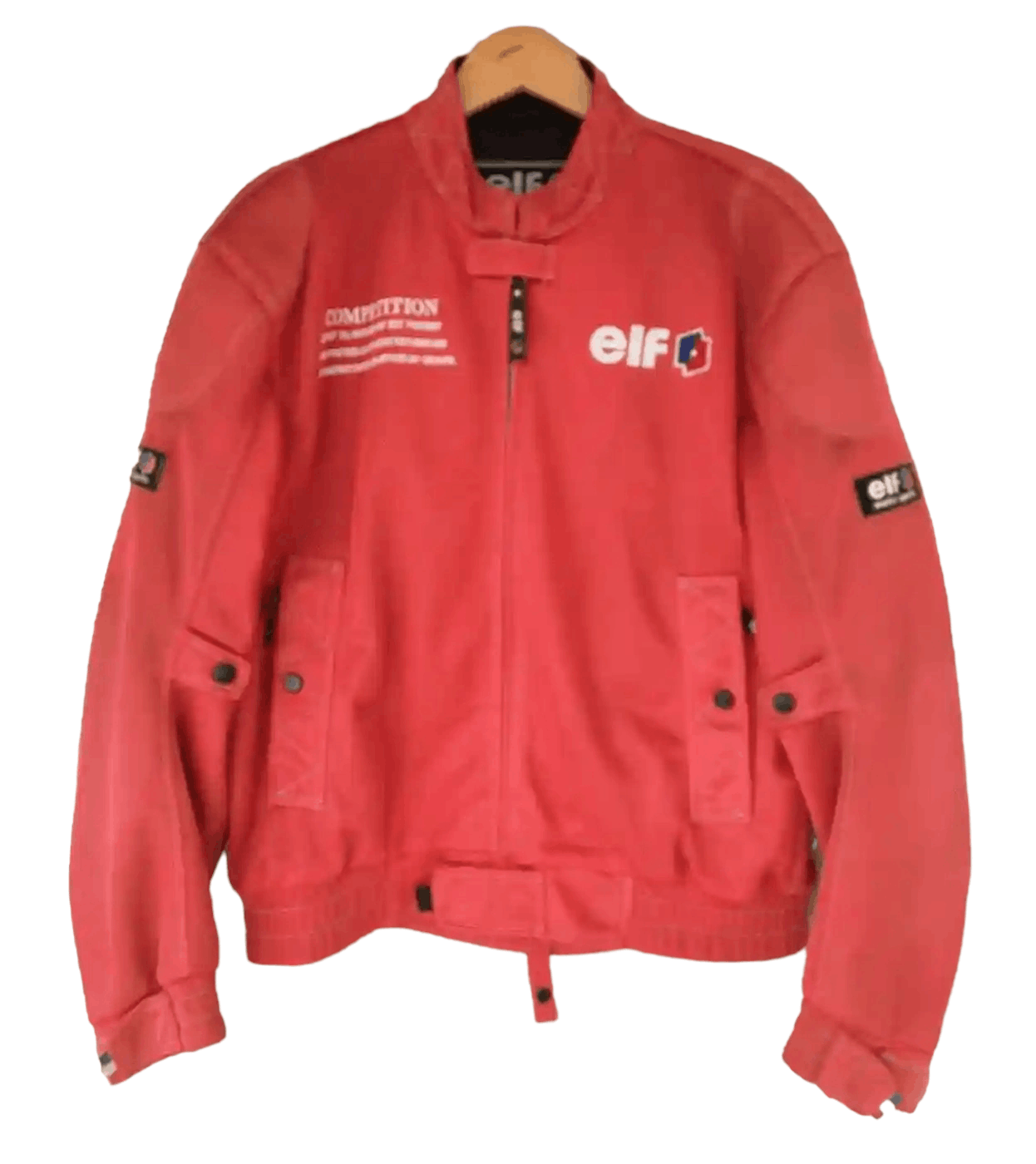 Japanese Brand Elf Biker Jacket Size US L / EU 52-54 / 3 - 2 Thumbnail