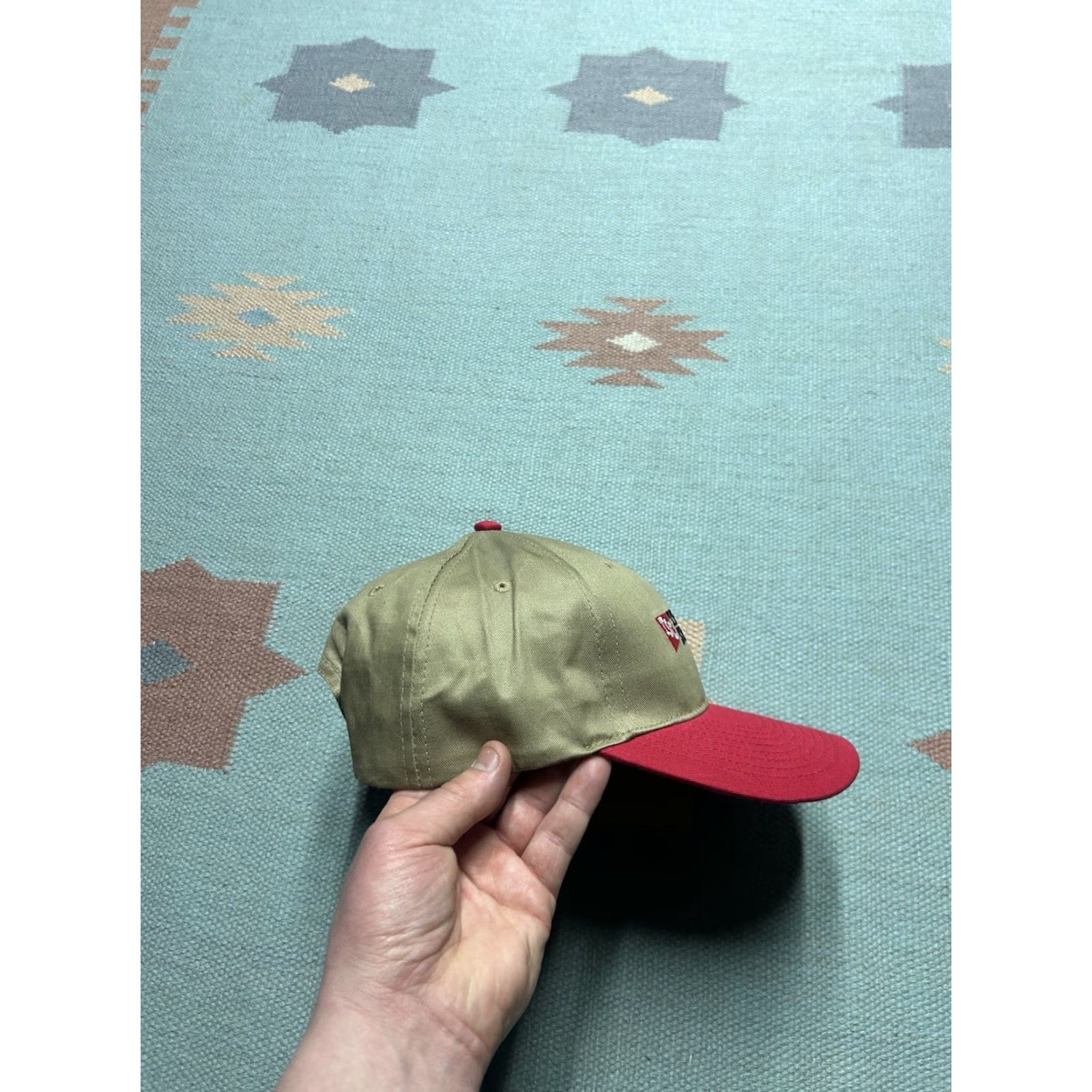 Vintage Tractor supply co snapback hat cap embroidered logo farm adjustable red Tan Men Adjustable Style Snapback Baseball Cap Hat Size ONE SIZE - 8 Thumbnail