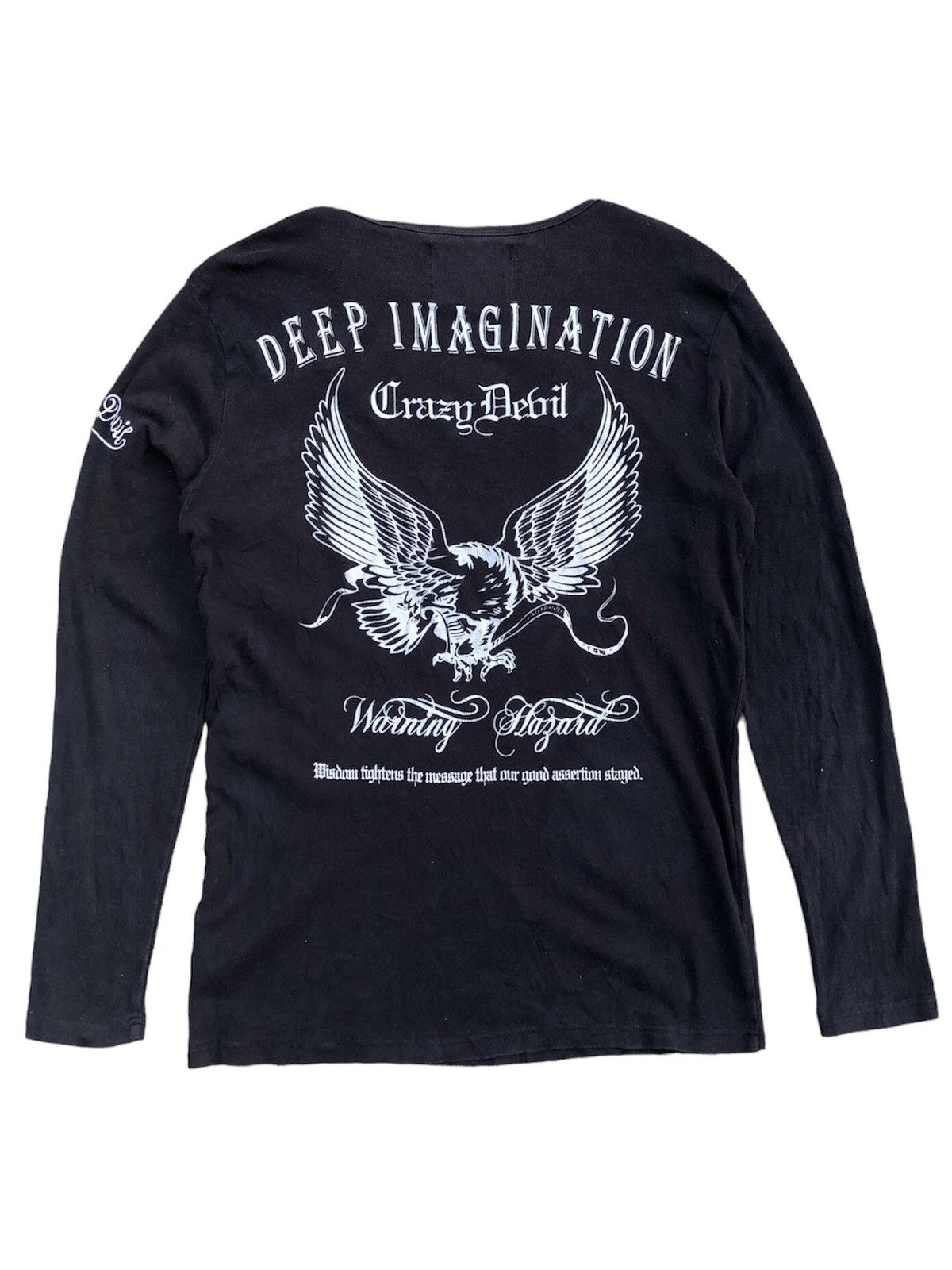 トップス ifsixwasnine LGB GOD'S OF JANGLE/LS Crazydevil-Japanese Eagle Long Sleeve ifsixwasnine lgb style