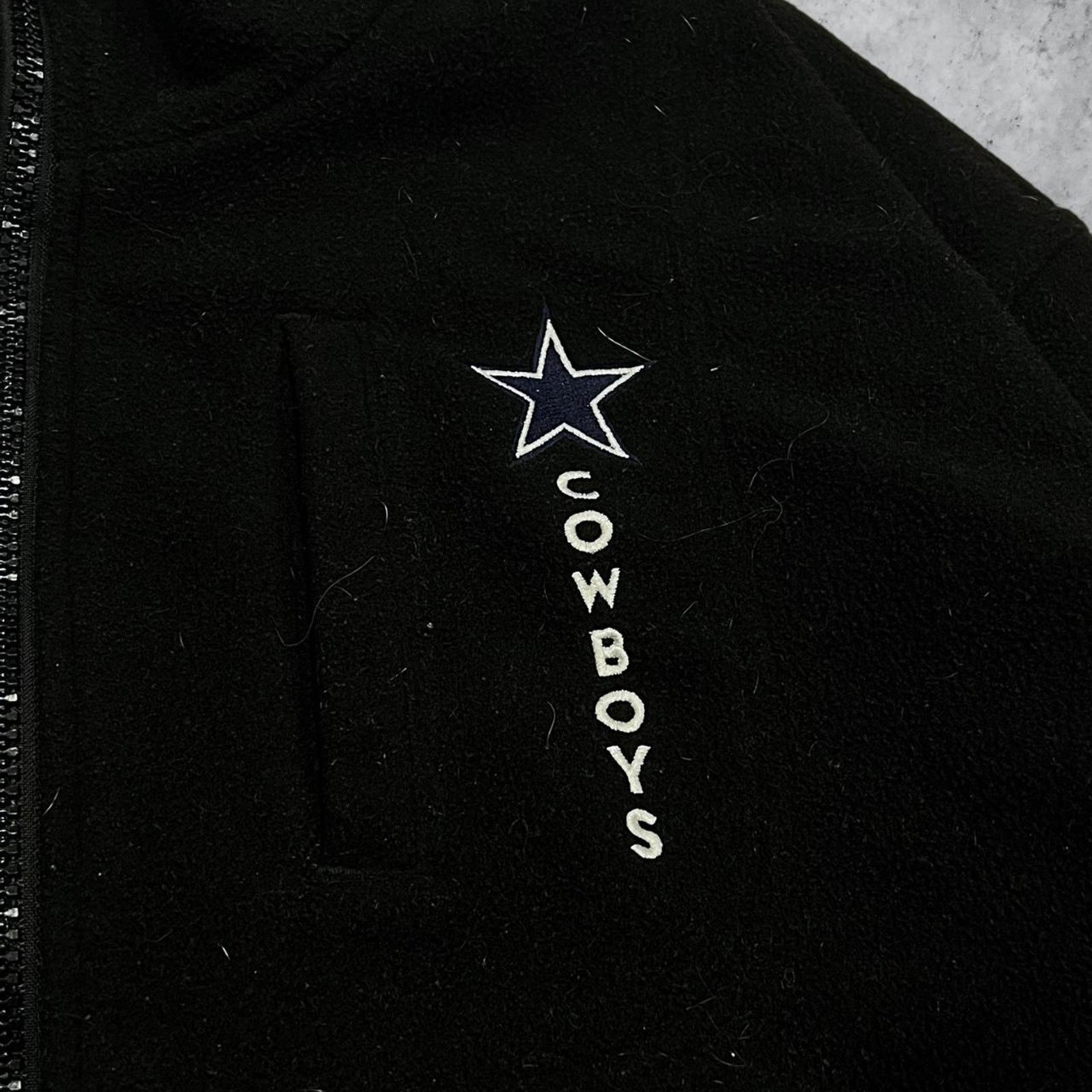 NFL NFL Dallas Cowboys Navy Blue Reversible Windbreaker Jacket Size US XL / EU 56 / 4 - 4 Thumbnail