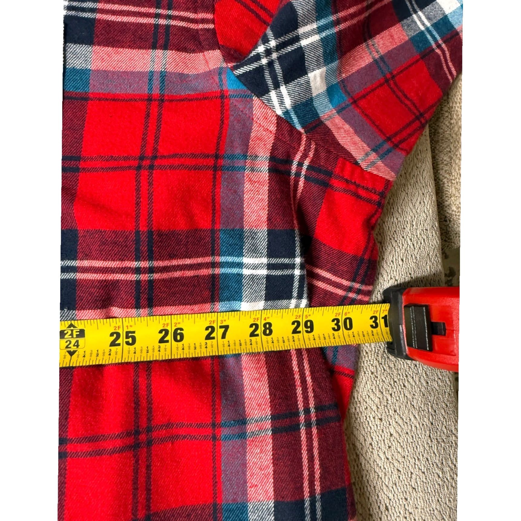 Vintage HB Flannel Shirt DXL Red Plaid Long Sleeve Button Up Casual 3XLT Size US XXL / EU 58 / 5 - 6 Thumbnail