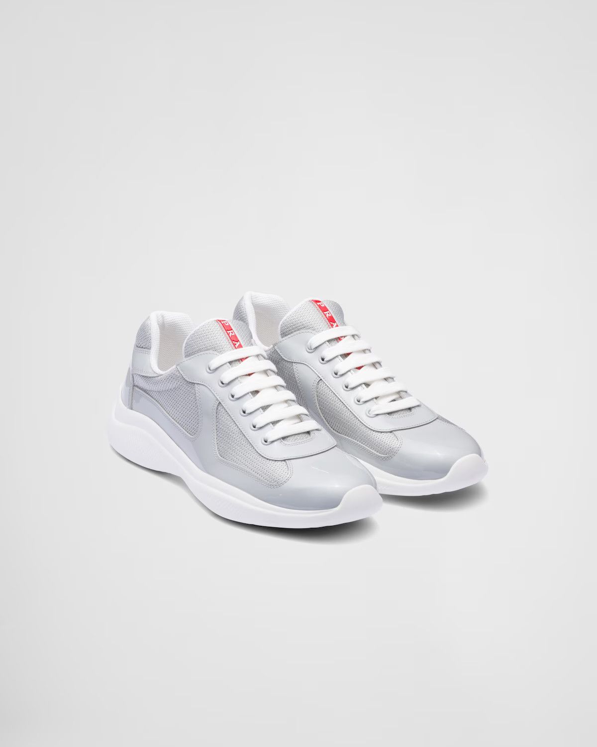 image of Prada Sneakers Trinagle Cloudbust 4E3400_Asz_F0J36 in Grey, Men's (Size 10)