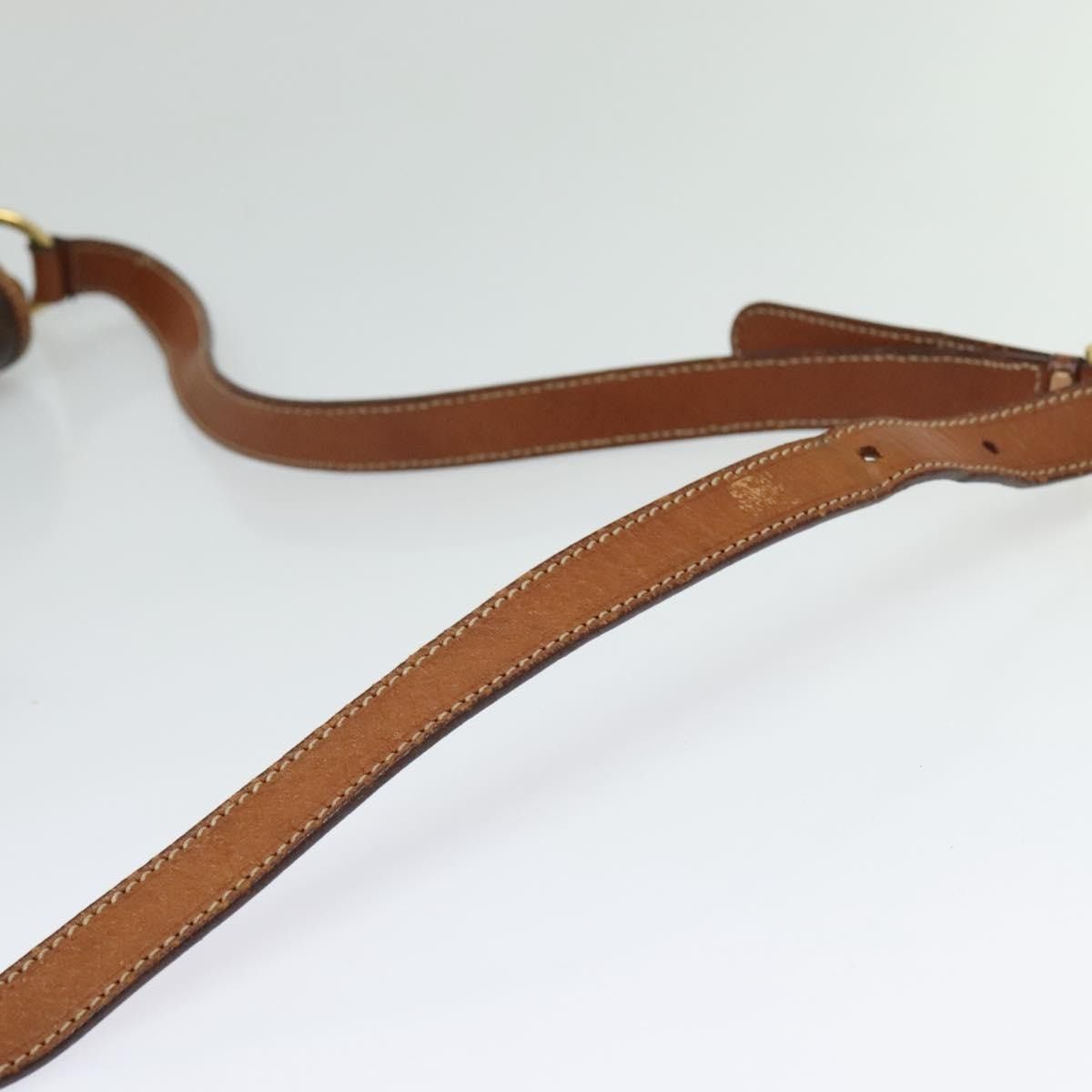 Celine CELINE Macadam Canvas Shoulder Bag Pvc Leather Brown Gold Size ONE SIZE - 7 Thumbnail