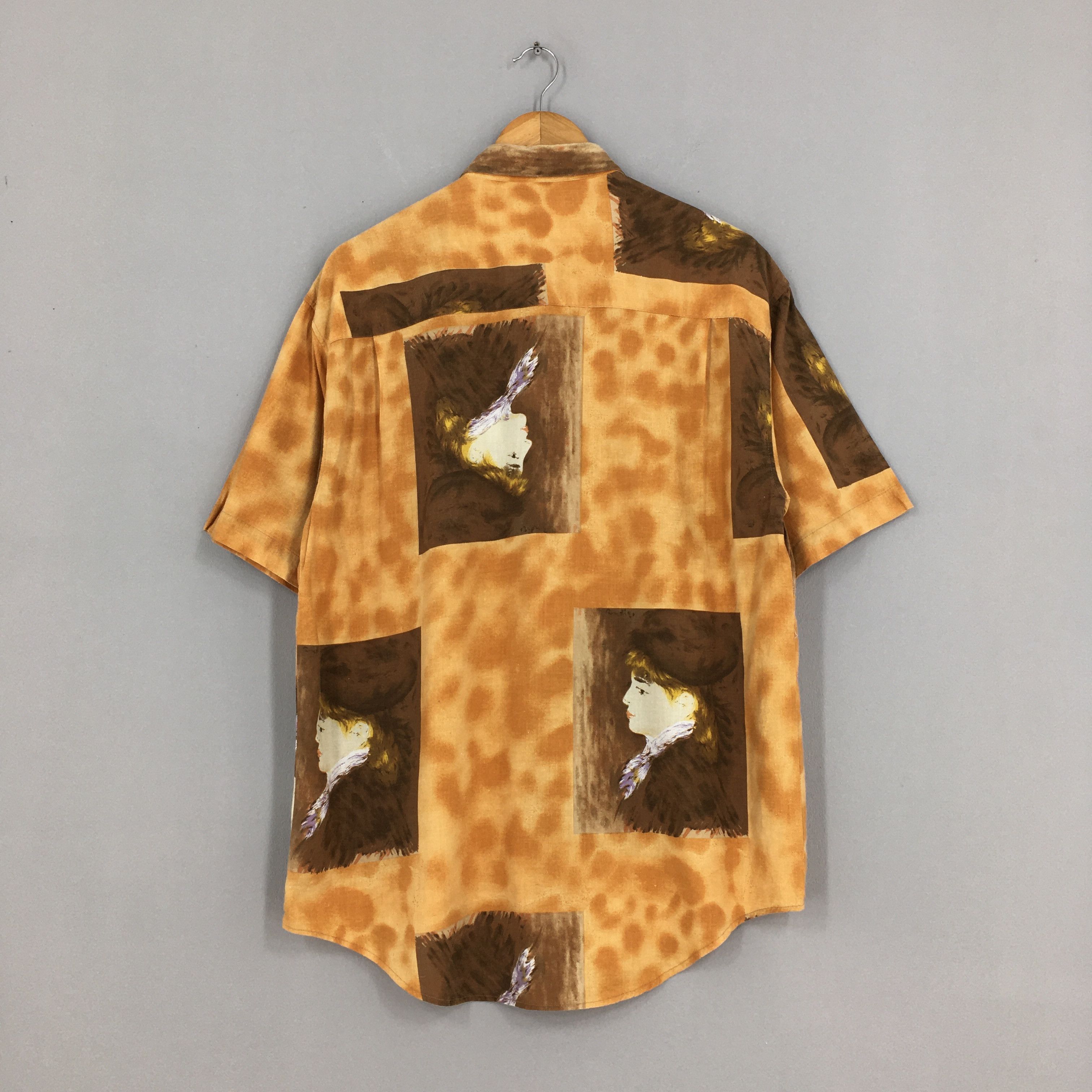 Vintage Vintage Lizz Mart Pop Art Rayon Shirt Medium Size US M / EU 48-50 / 2 - 7 Thumbnail