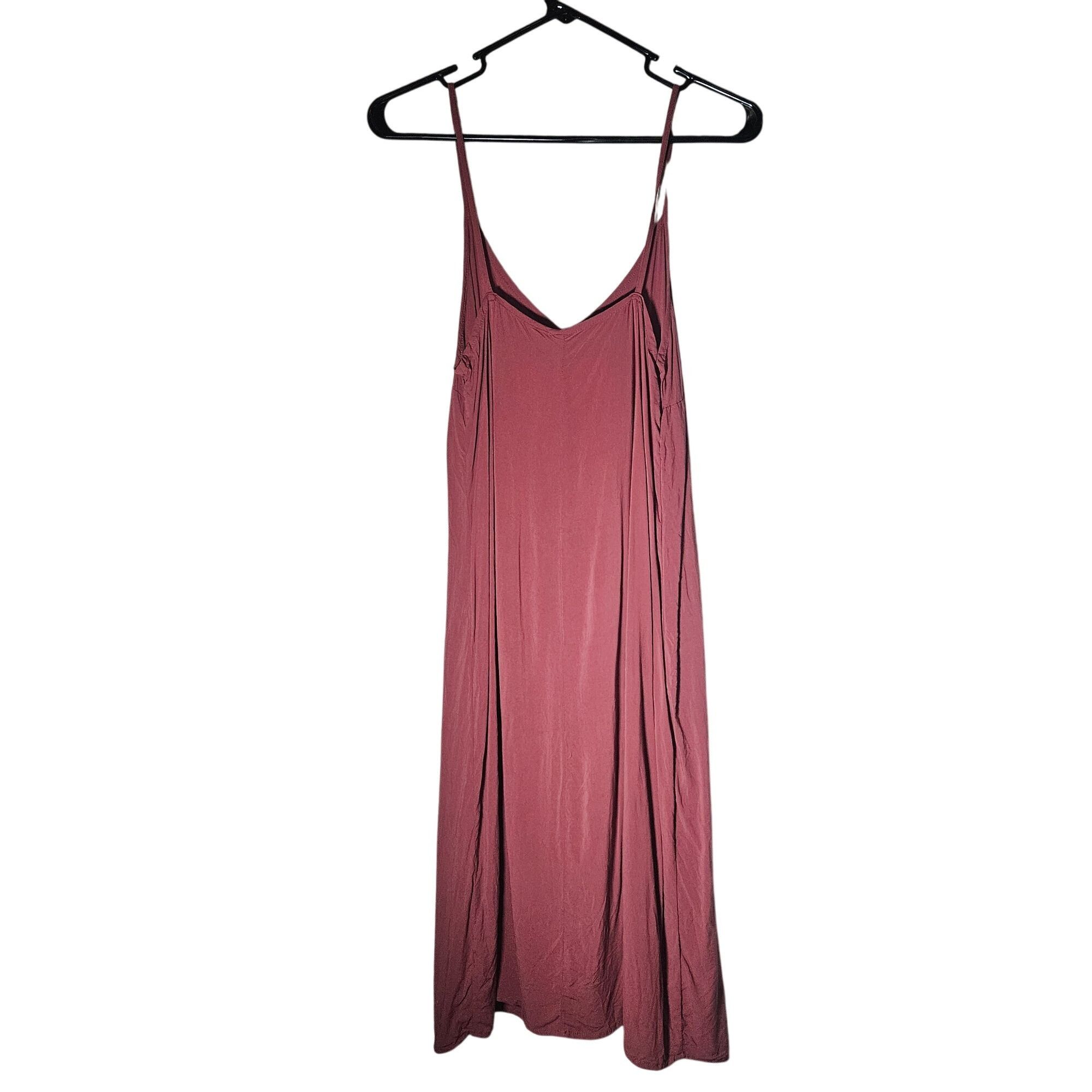 Other Woman's Rayon Slip Dress S – Soft Rose Minimalist Lounge Lay Size S / US 4 / IT 40 - 4 Thumbnail