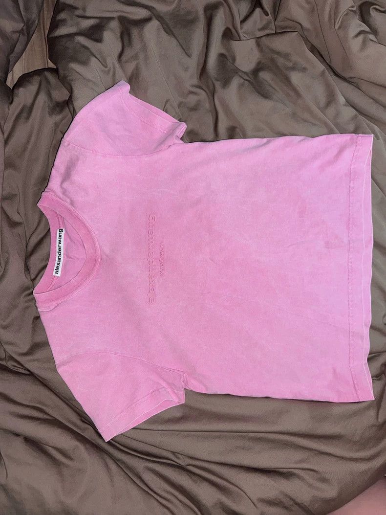 Alexander Wang Alexander Wang Pink Short Sleeve T-Shirt- Size S / US 4 / IT 40 - 3 Thumbnail