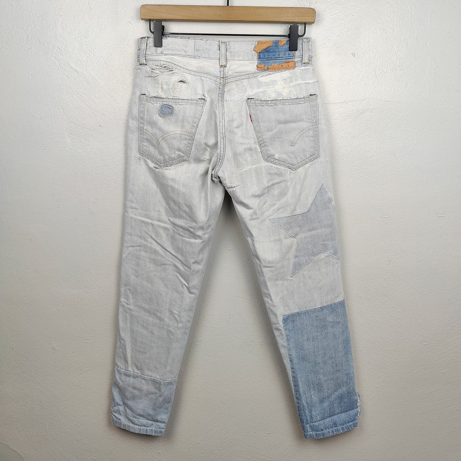 Levi's Levis Vintage Clothing Patchwork Jeans Womens 27 Size 27" / US 4 / IT 40 - 9 Thumbnail