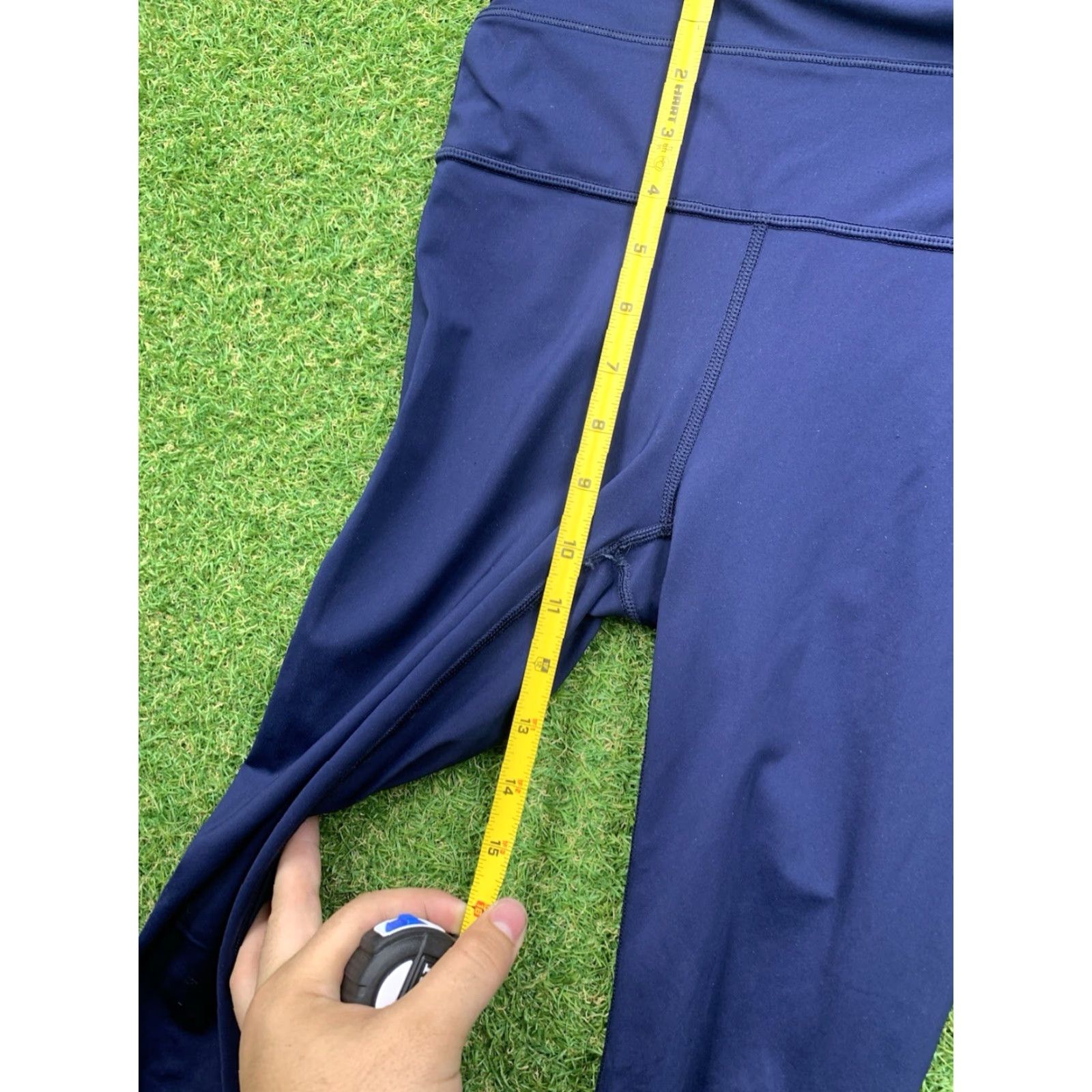 Athleta Athleta Leggings Womens XS Navy Stretch Slimming High Waisted Gym Athletic Yoga Size 26" / US 2 / IT 38 - 6 Thumbnail