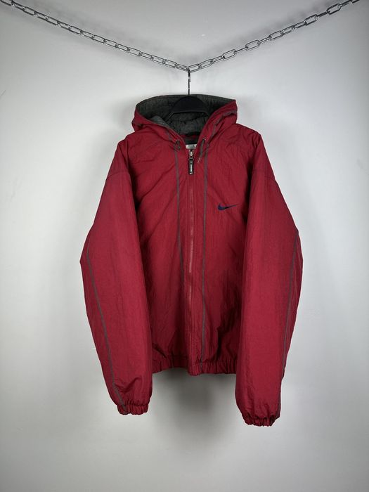 Nike Vintage 90's Nike Y2K Big Swoosh Nylon Jacket | Grailed