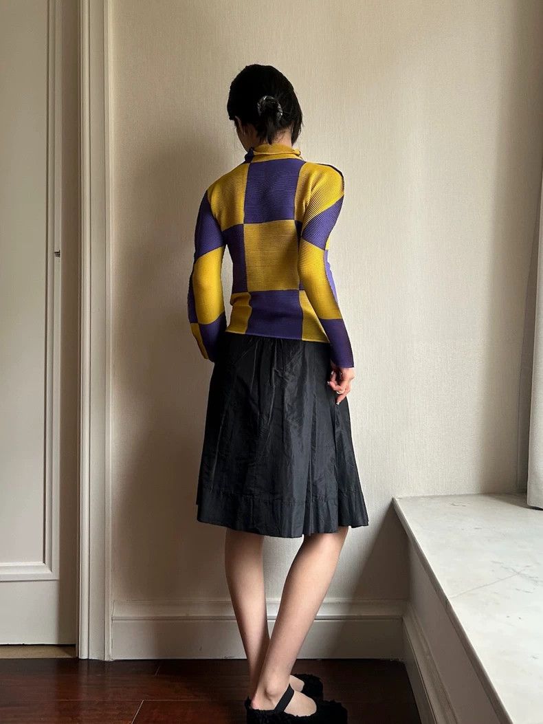 Issey Miyake Issey Miyake Color block pleated top Size M / US 6-8 / IT 42-44 - 4 Thumbnail