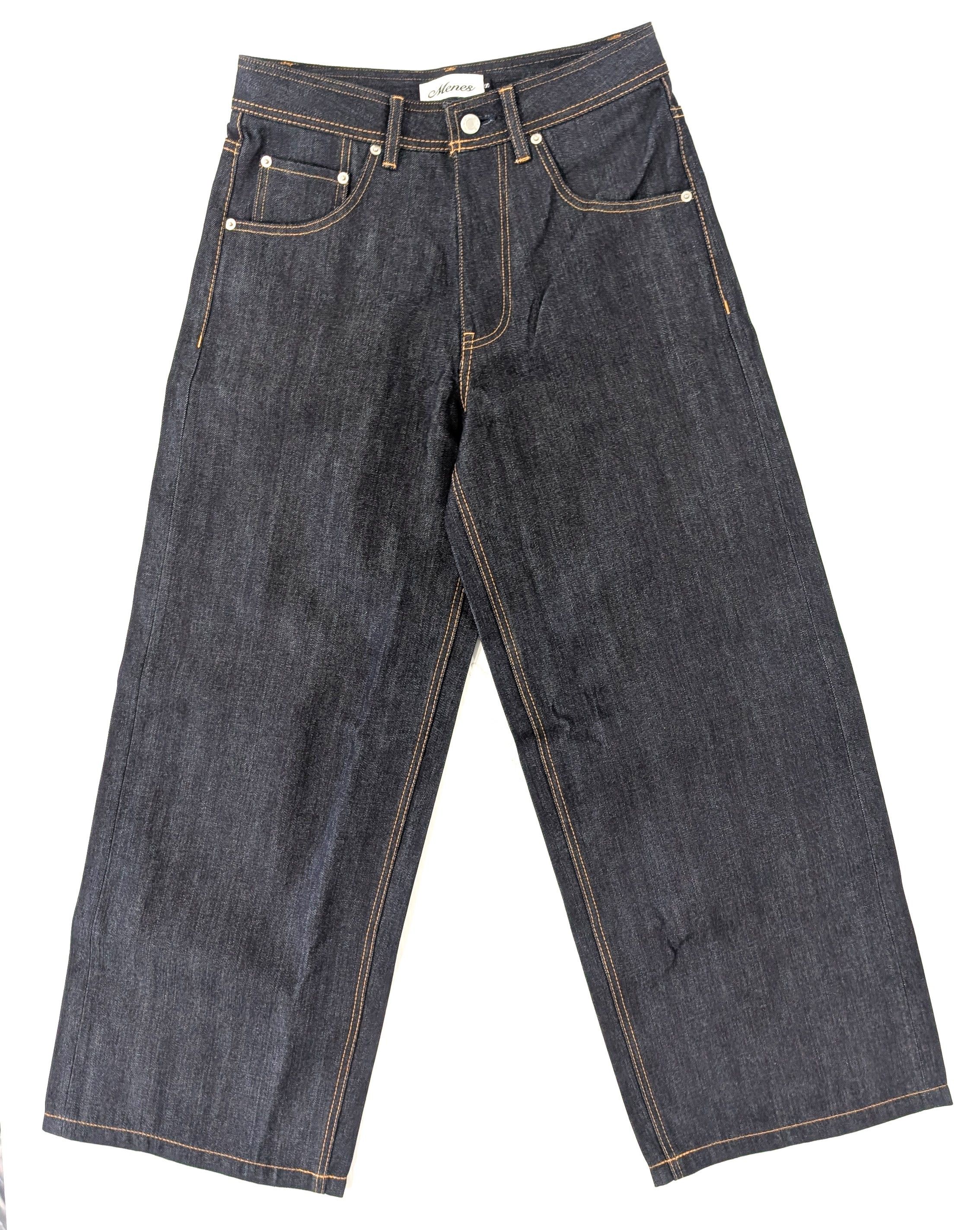 Menes Tokyo Okayama Raw Selvedge Baggy Jeans Small Japan