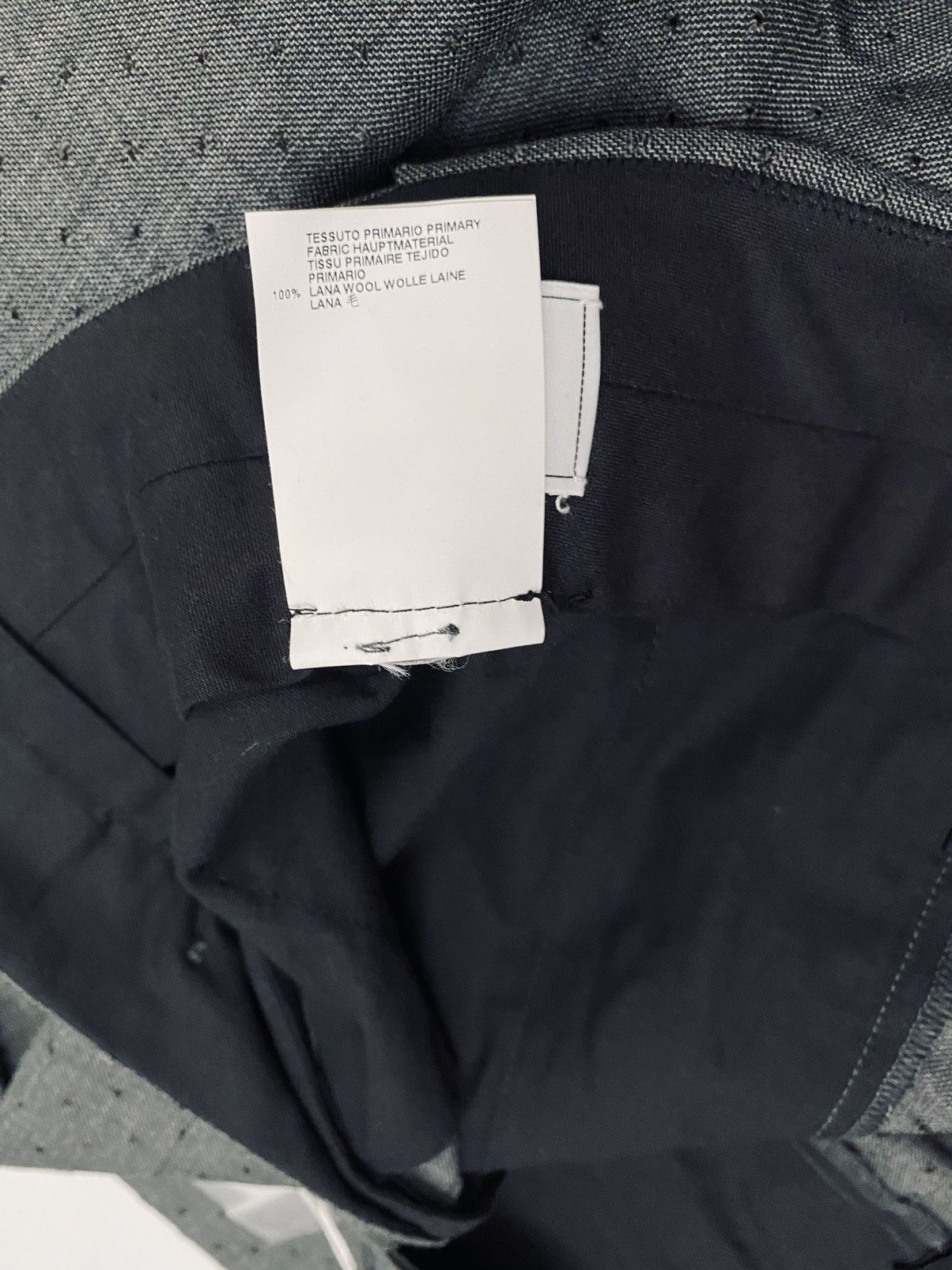 Maison Margiela MM 🇮🇹 Grey Wool Airate Slacks Runway Vintage 2010 NWT Size 40R - 8 Thumbnail
