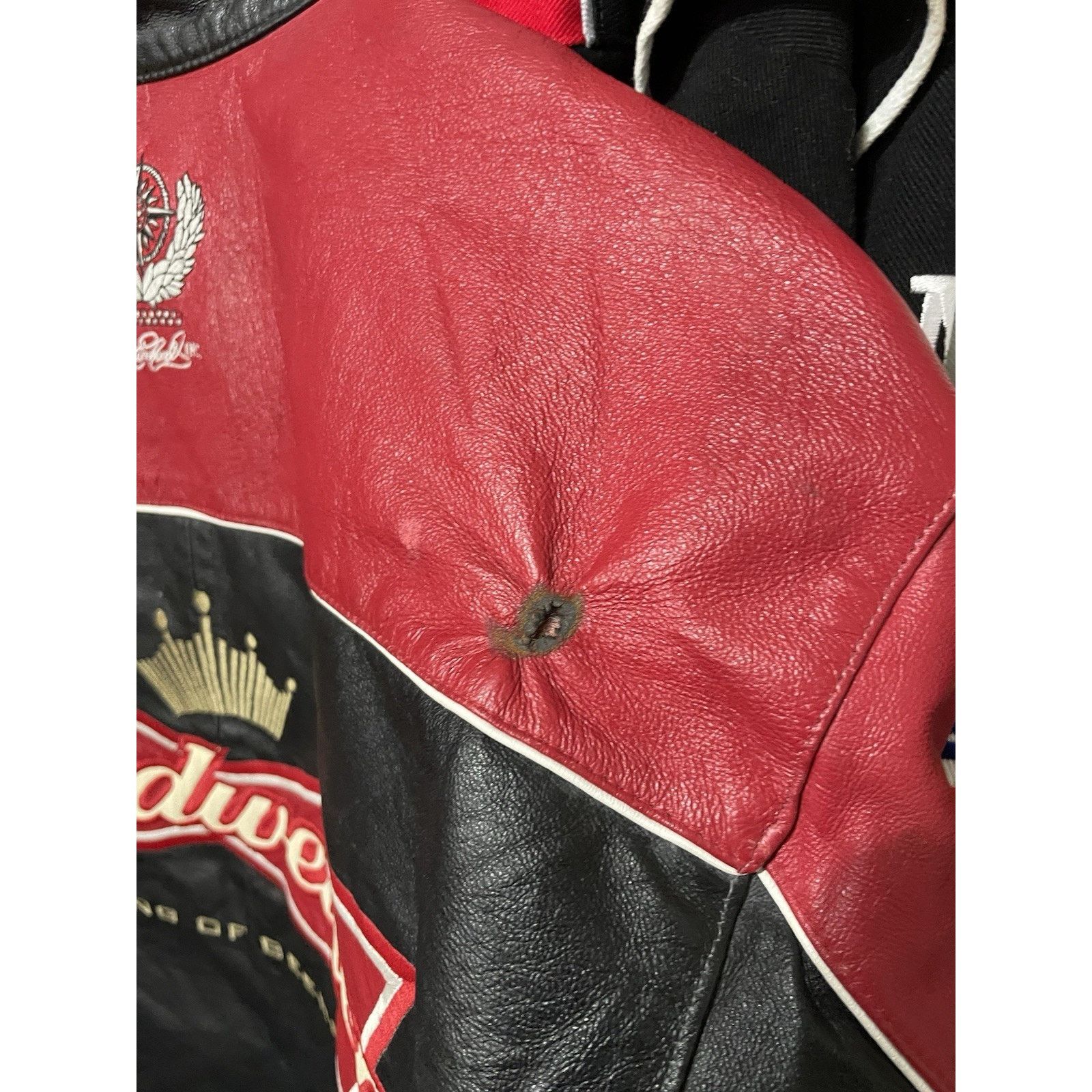 Chase Authentics Size M-VTG Dale Earnhardt Jr Wilsons Leather Jacket NASCAR Size US M / EU 48-50 / 2 - 4 Thumbnail