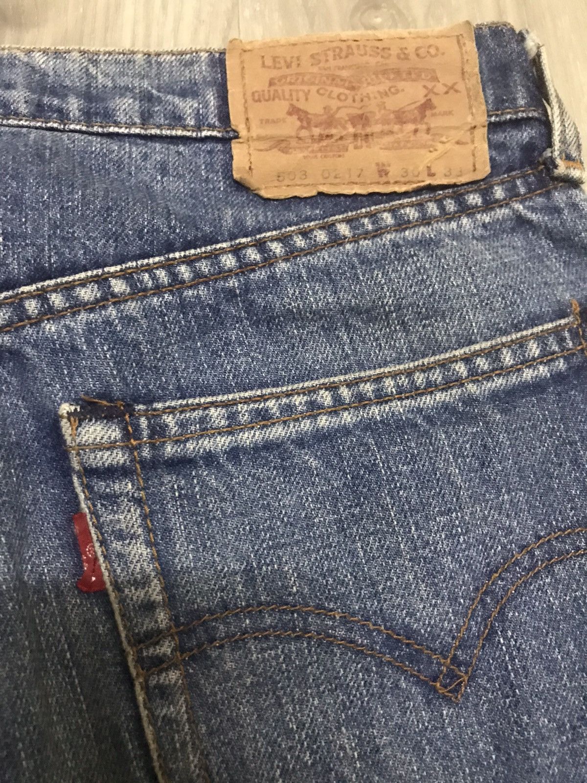 Levi's Vintage Levis 503 Jeans Size US 30 / EU 46 - 14 Thumbnail