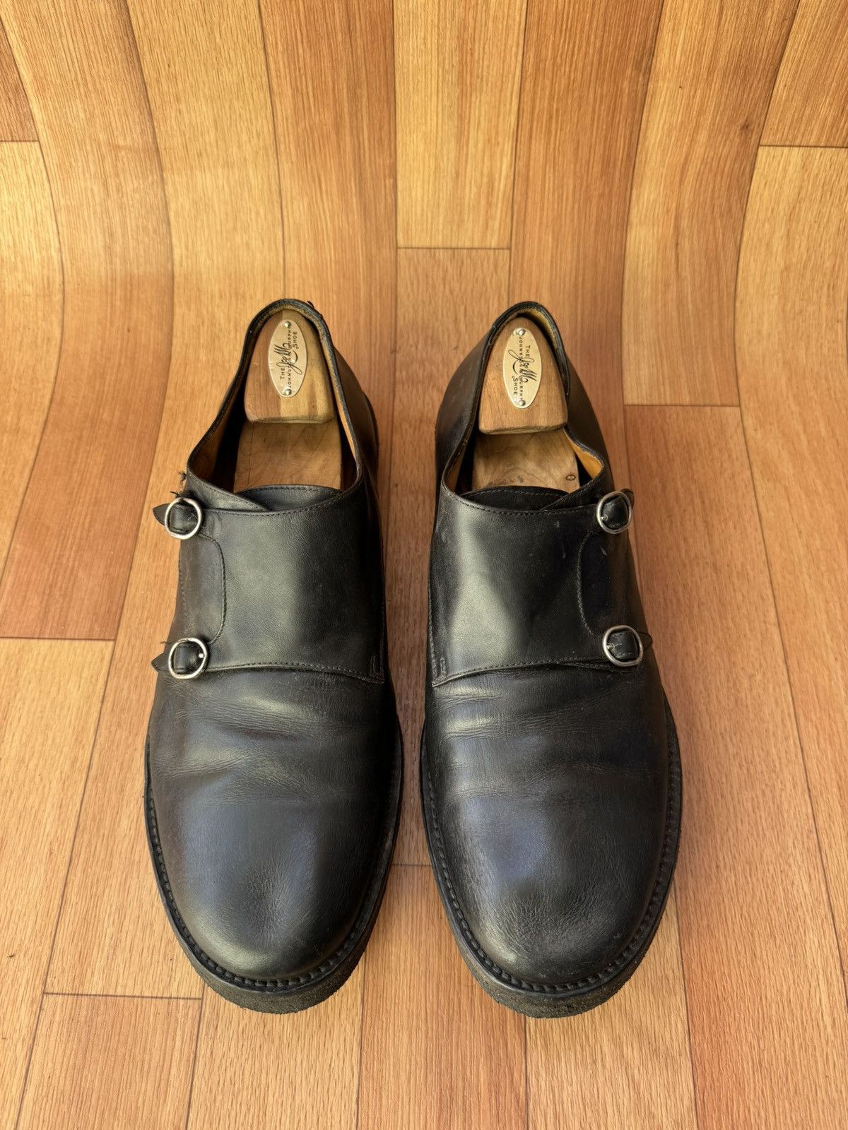 Yves Saint Laurent 🕷️💥 Saint laurent double monk creepsole loafers Size US 11 / EU 44 - 12 Thumbnail