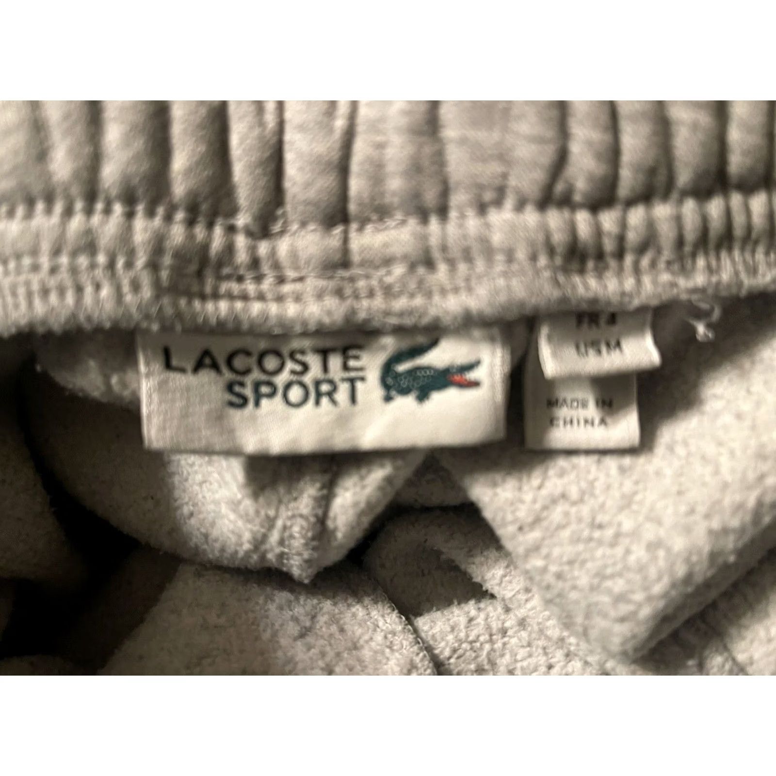 Lacoste Lacoste Sport Tennis Fleece Sweat Pants Gray Joggers XH7611 - Men's Medium Size US 31 - 4 Thumbnail