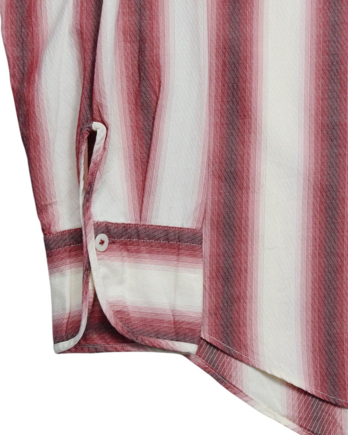 Hysteric Glamour SS2002 PPFM SECRET POCKET OMBRÉ STRIPE WESTERN SHIRT Size US M / EU 48-50 / 2 - 4 Thumbnail