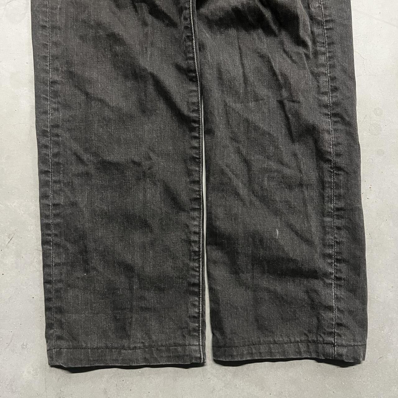 Levi's Vintage Y2K/2000s Levis California White Tab Grunge Black Denim Jeans! Size US 38 / EU 54 - 5 Thumbnail