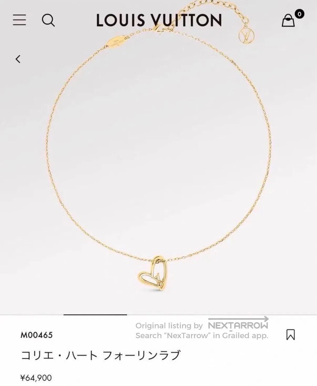 Louis Vuitton LV Genuine Necklace. Size ONE SIZE - 3 Thumbnail
