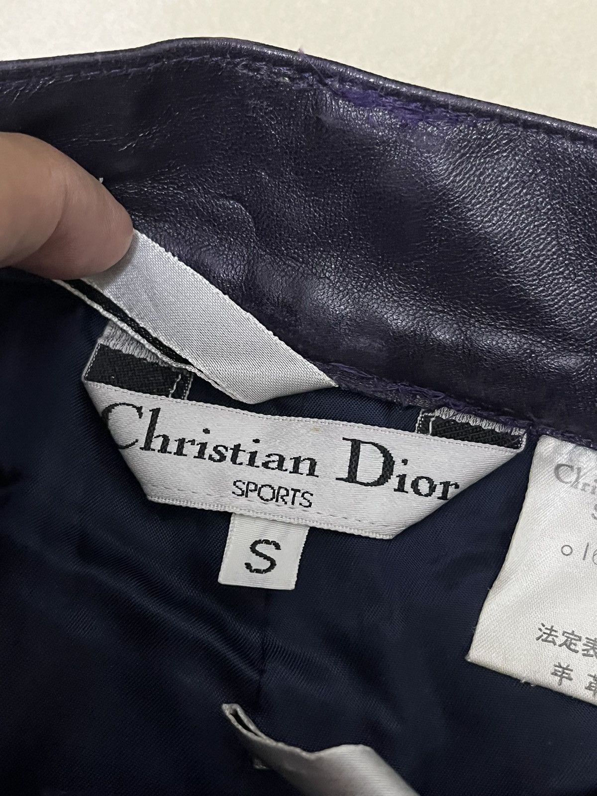 Christian Dior Monsieur × Dior Vintage 80s dior leather pant Size 26" / US 2 / IT 38 - 6 Thumbnail