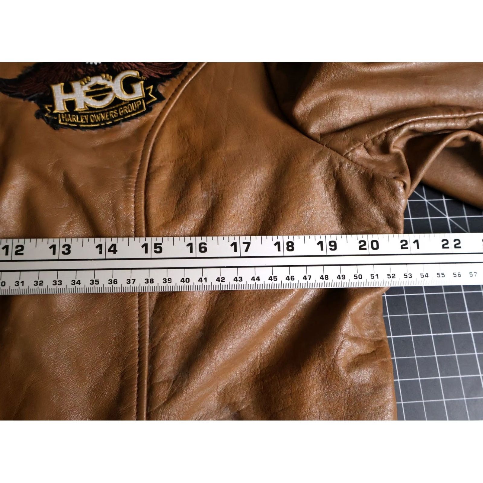 Brooks VINTAGE Brooks Sportswear Jacket Men's 40 (Medium) Brown Harley Patch Leather 60s Size US M / EU 48-50 / 2 - 6 Thumbnail