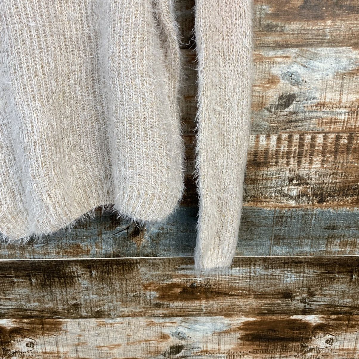 Homespun Knitwear DL Japan Vintage fur shaggy Beige Knitwear #C1090 Size S / US 4 / IT 40 - 8 Thumbnail