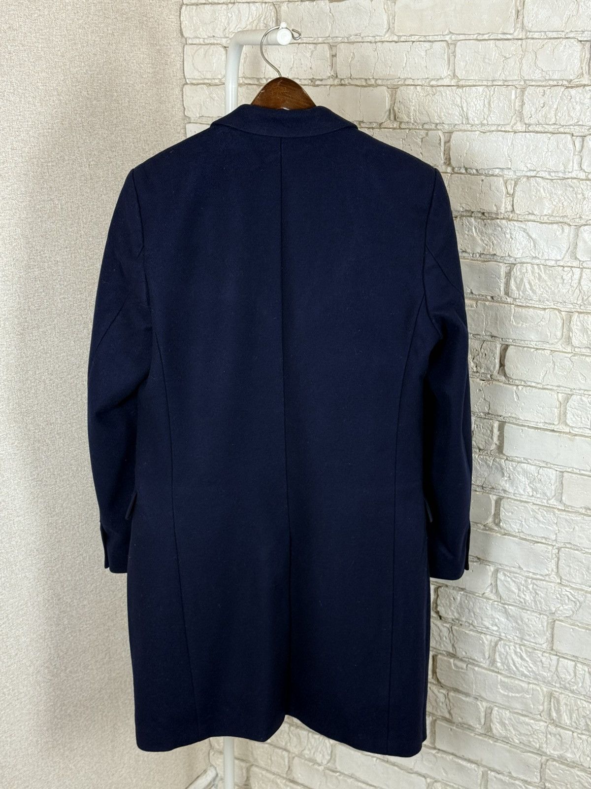 AMI AMI Alexandre Mattiussi Navy Blues Wool Coat Size 48 Size US M / EU 48-50 / 2 - 4 Thumbnail
