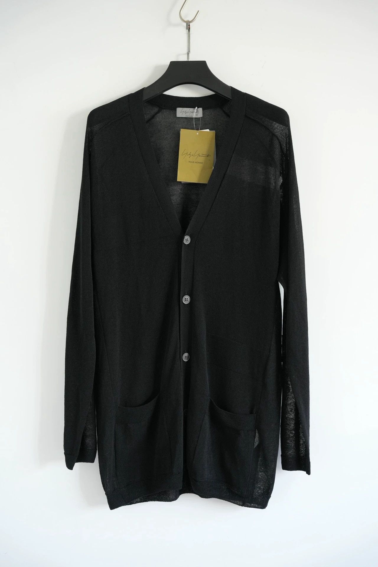 Yohji Yamamoto Yohji Yamamoto SS24 Men's Lace Knit Cardigan NWT Size US L / EU 52-54 / 3 - 1 Thumbnail