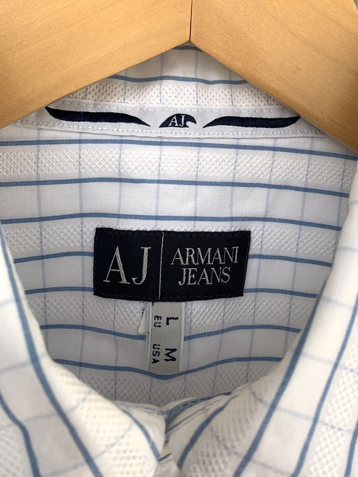 Giorgio Armani Armani Jeans Vintage Long Sleeve Button Shirt Mens Size M-L Size US M / EU 48-50 / 2 - 6 Thumbnail