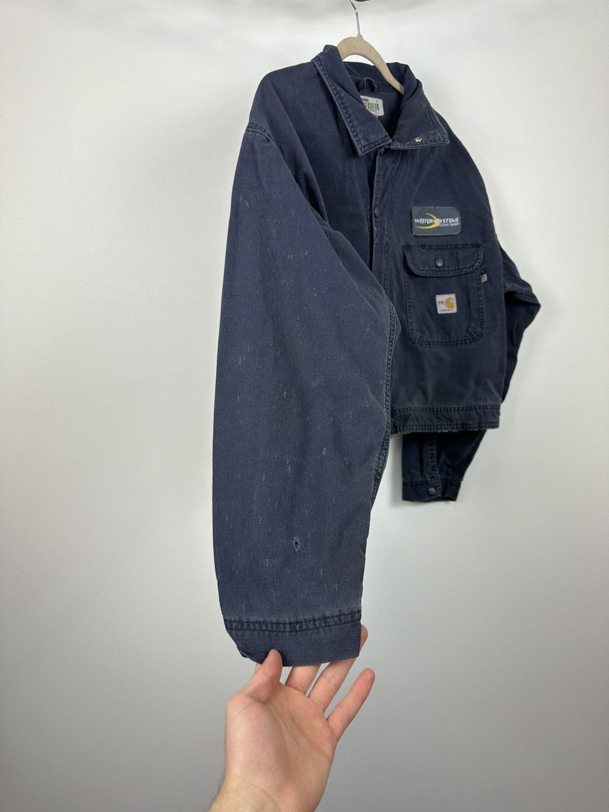 Carhartt Vintage 90s Carhartt Flame Resistant USA Cropped Work Jacket Size US M / EU 48-50 / 2 - 11 Thumbnail