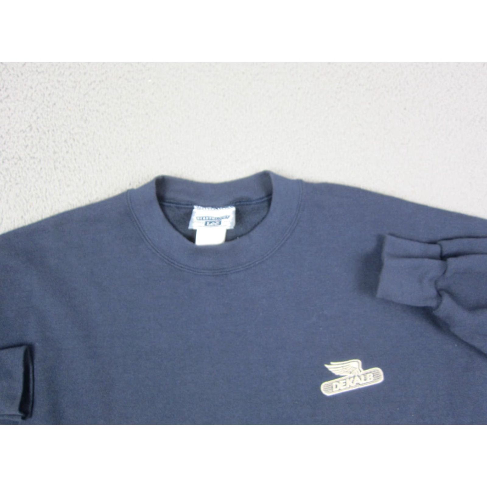 Lee VINTAGE Lee Sweatshirt Mens XL Blue Dekalb Seedcorn Made in USA Size US XL / EU 56 / 4 - 2 Thumbnail