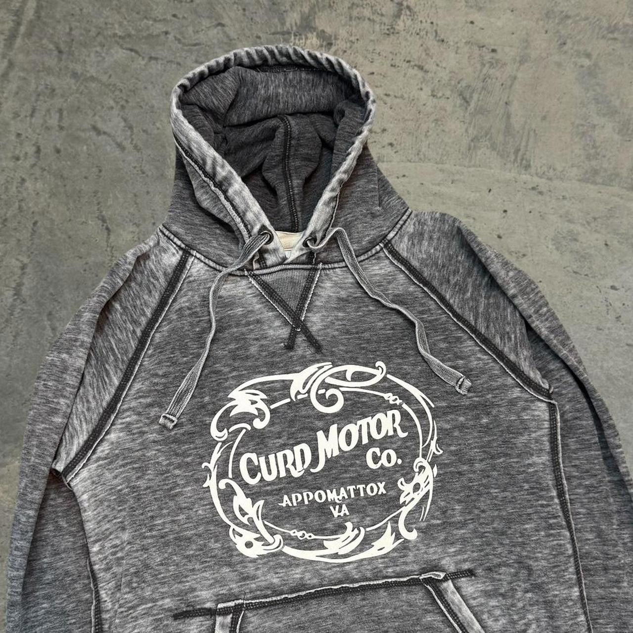 Japanese Brand × Vintage Vintage Y2K Tribal Curd Motor Co Hoodie Size US S / EU 44-46 / 1 - 2 Thumbnail