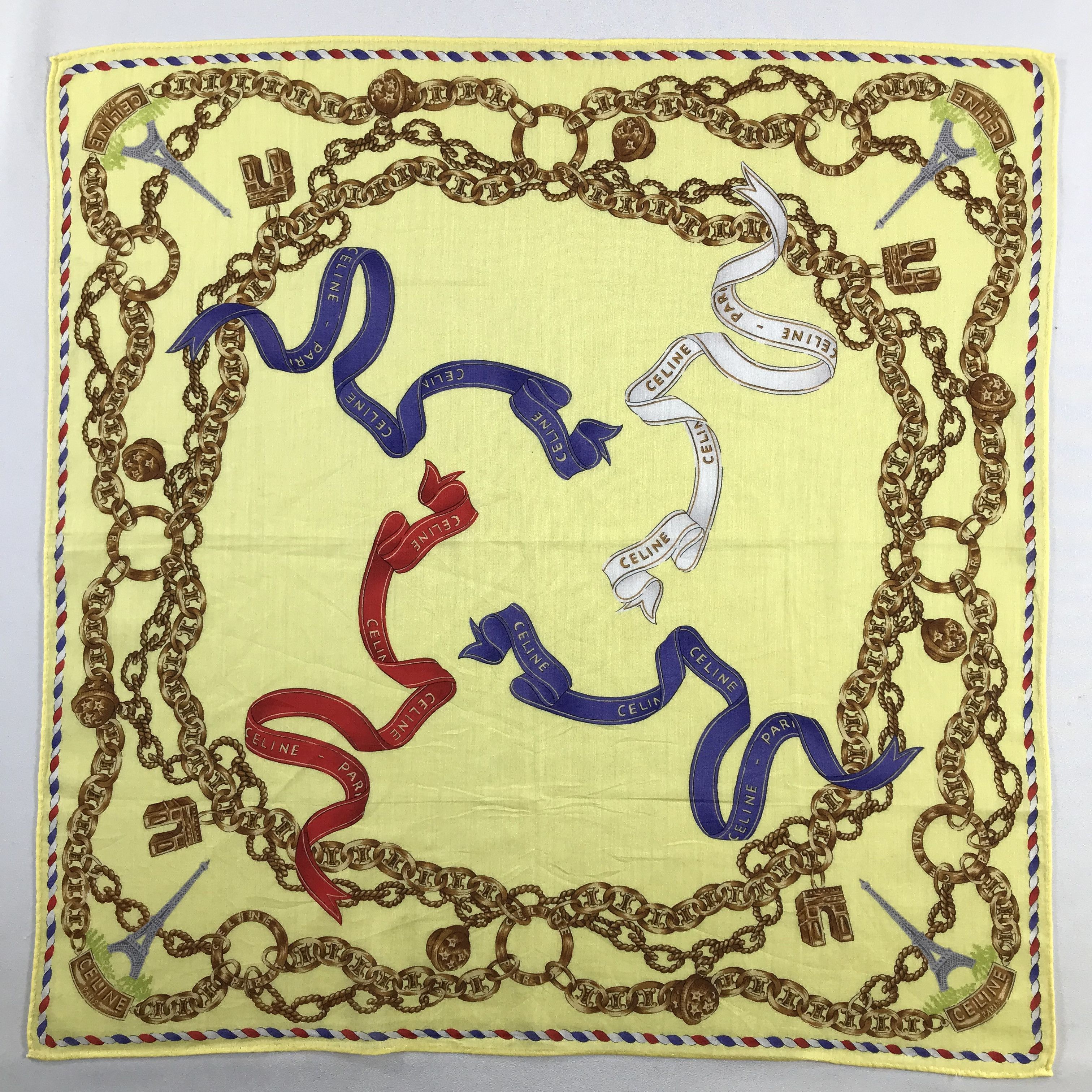 Celine Celine Handkerchief / Bandana / Neckerchief C782 Size ONE SIZE - 3 Thumbnail