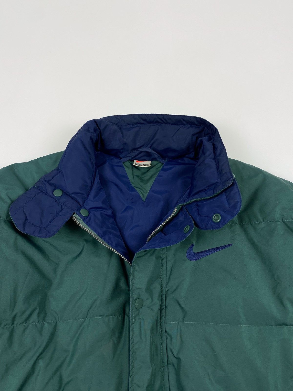 Vintage 1990’s Vintage Nike Big Swoosh Puffer Jacket Size US L / EU 52-54 / 3 - 9 Thumbnail