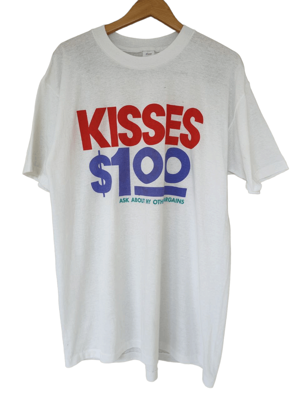 image of 1987 Vintage Humor T in White, Men's (Size 2XL)