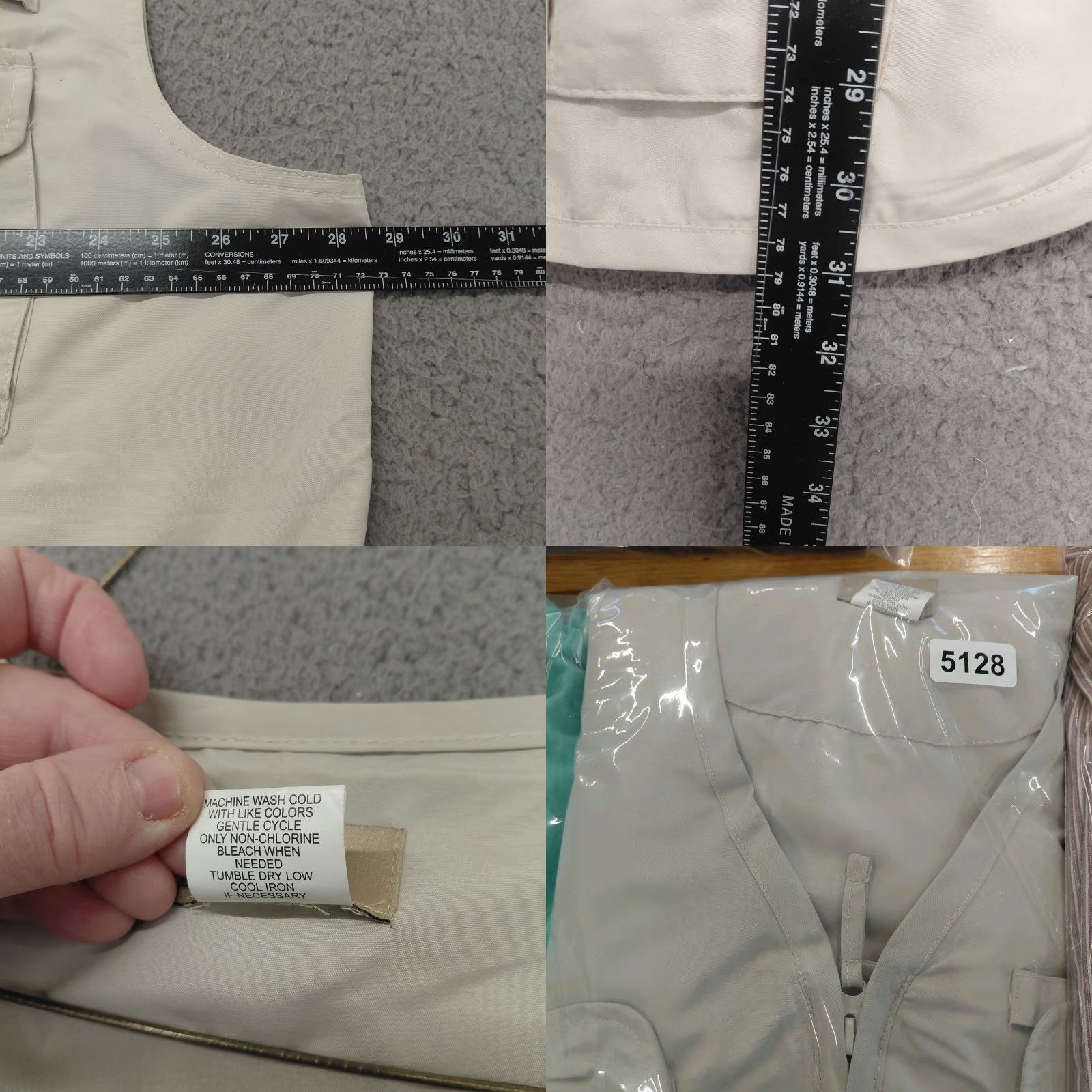 Haband Haband Travelers Vest Men's XXL Tan Fishing Hiking Camping Zip Front Pockets EUC Vest (2XL) Brown Softshell Zipper Front Pockets Travel Hiking Men Size US XXL / EU 58 / 5 - 9 Thumbnail