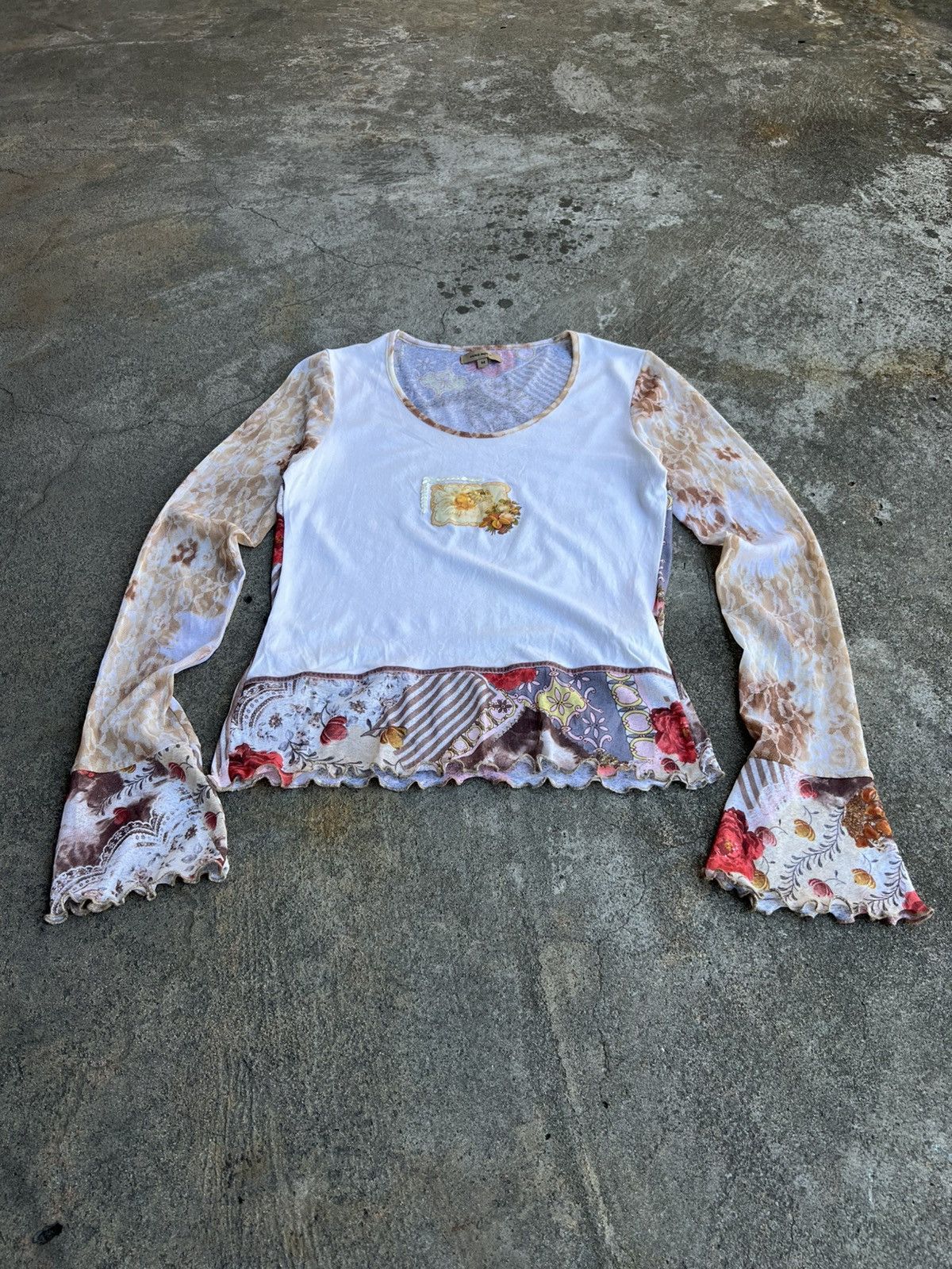 Custo Barcelona Japan Custo Barcelona Top Jean Paul Gaultier Style Y2k Angel Size M / US 6-8 / IT 42-44 - 2 Thumbnail