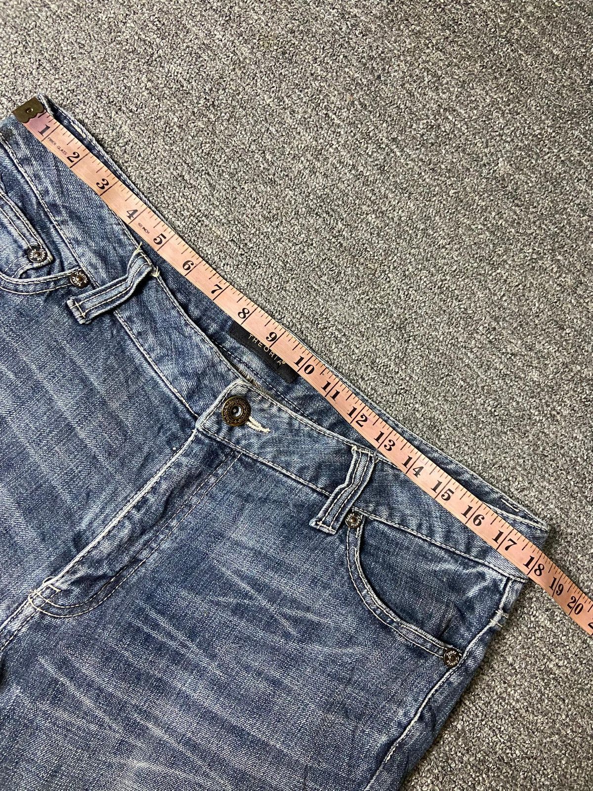 Japanese Brand × Vintage THEORIA Japanese Brand Distressed Denim Jeans (132) Size US 36 / EU 52 - 6 Thumbnail