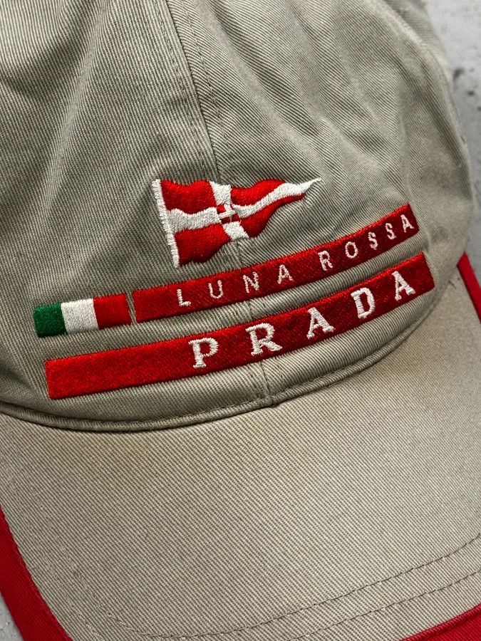 Prada 2000s Prada Luna Rossa Beige Cap Size ONE SIZE - 7 Thumbnail
