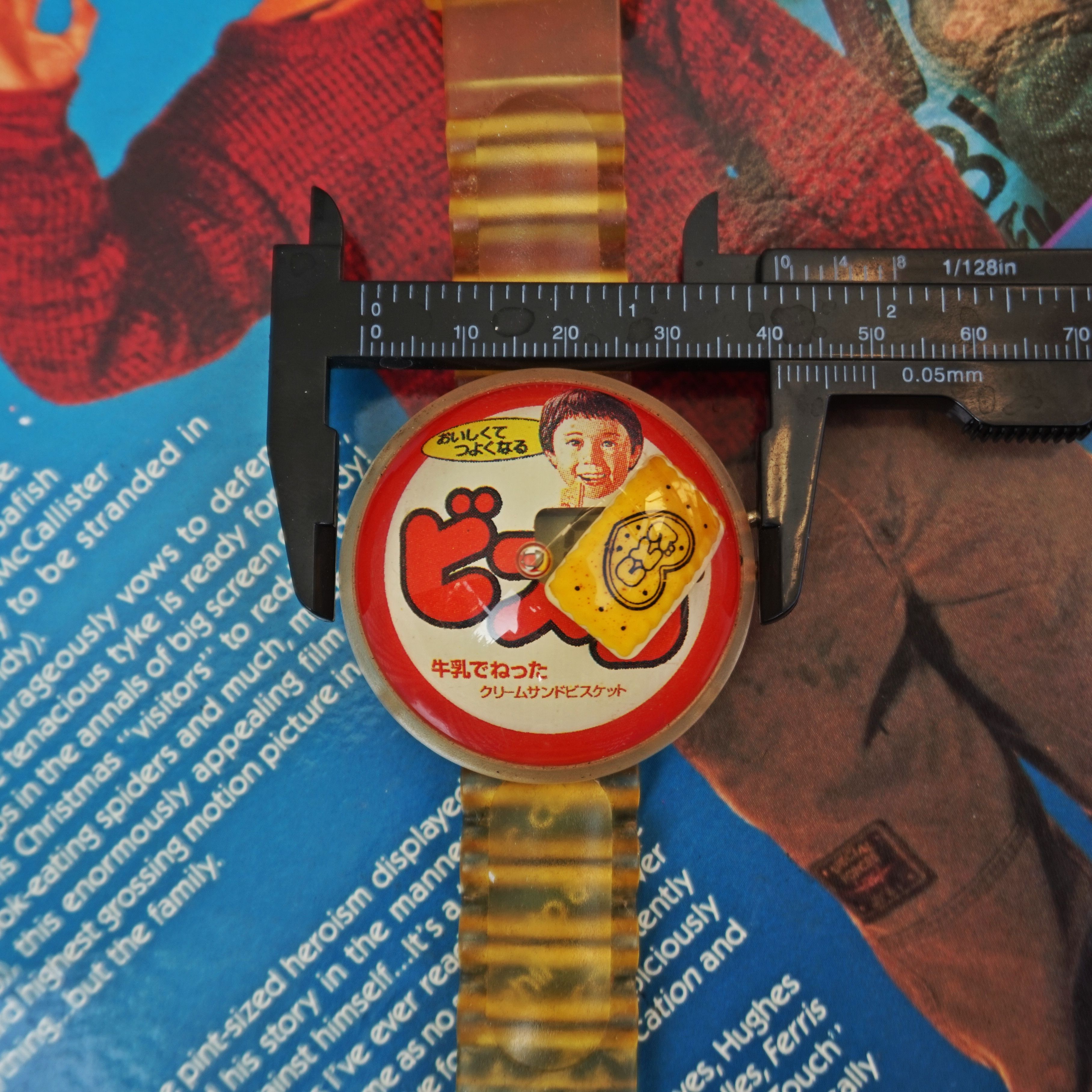 Japanese Brand rare! 80s Watch Merchandise Glico Biscuit Japan Size ONE SIZE - 7 Thumbnail