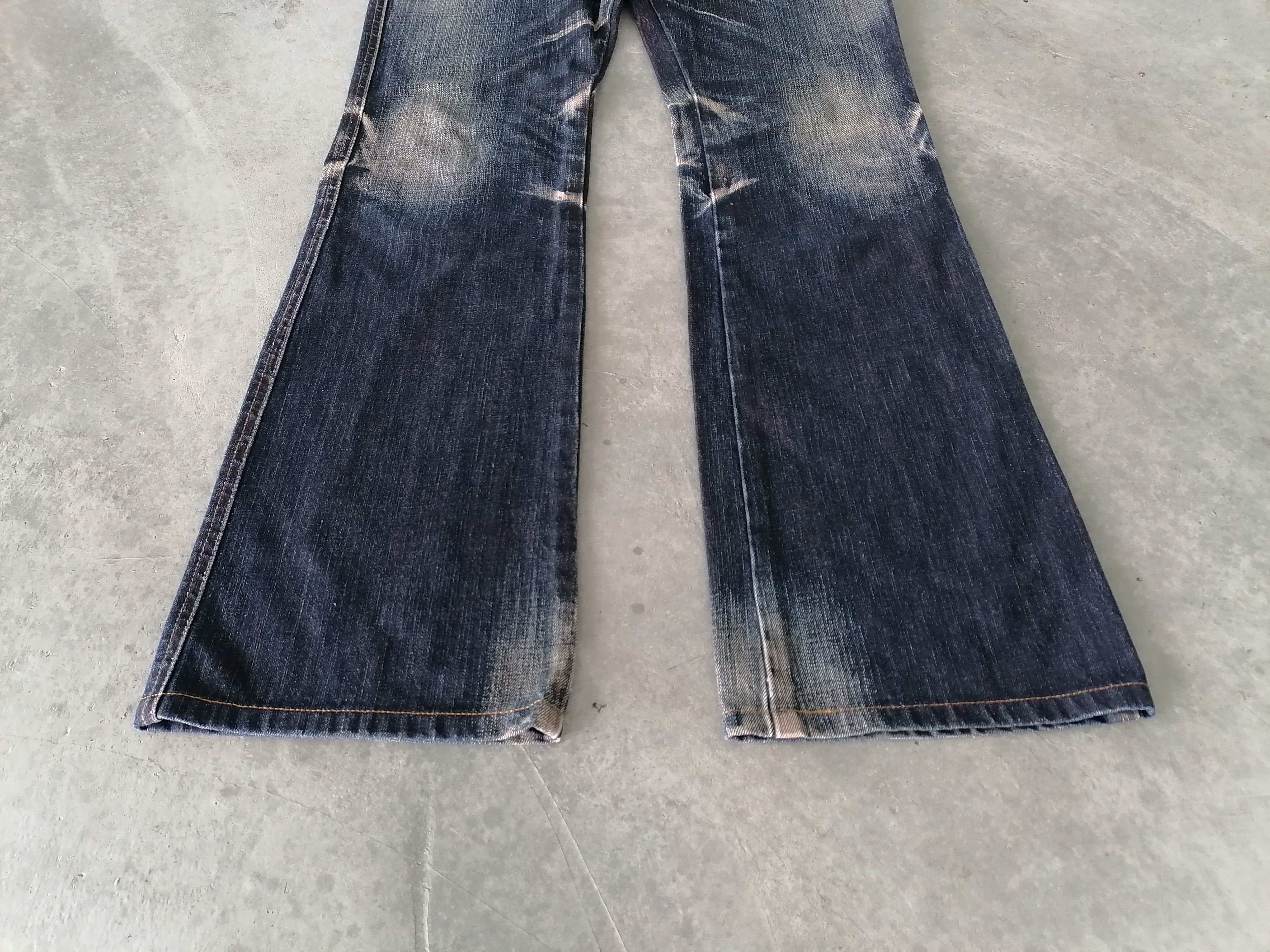 Hysteric Glamour × If Six Was Nine Flare Jeans High Street Claw Mark Distressed Denim Pants Size US 32 / EU 48 - 3 Thumbnail