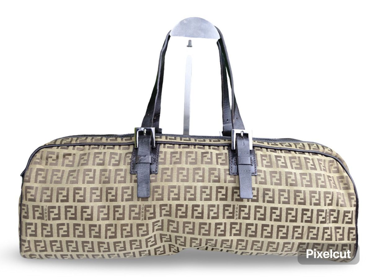Fendi Authentic vintage Fendi vintage zucchino monogram barrel bag Size ONE SIZE - 1 Thumbnail
