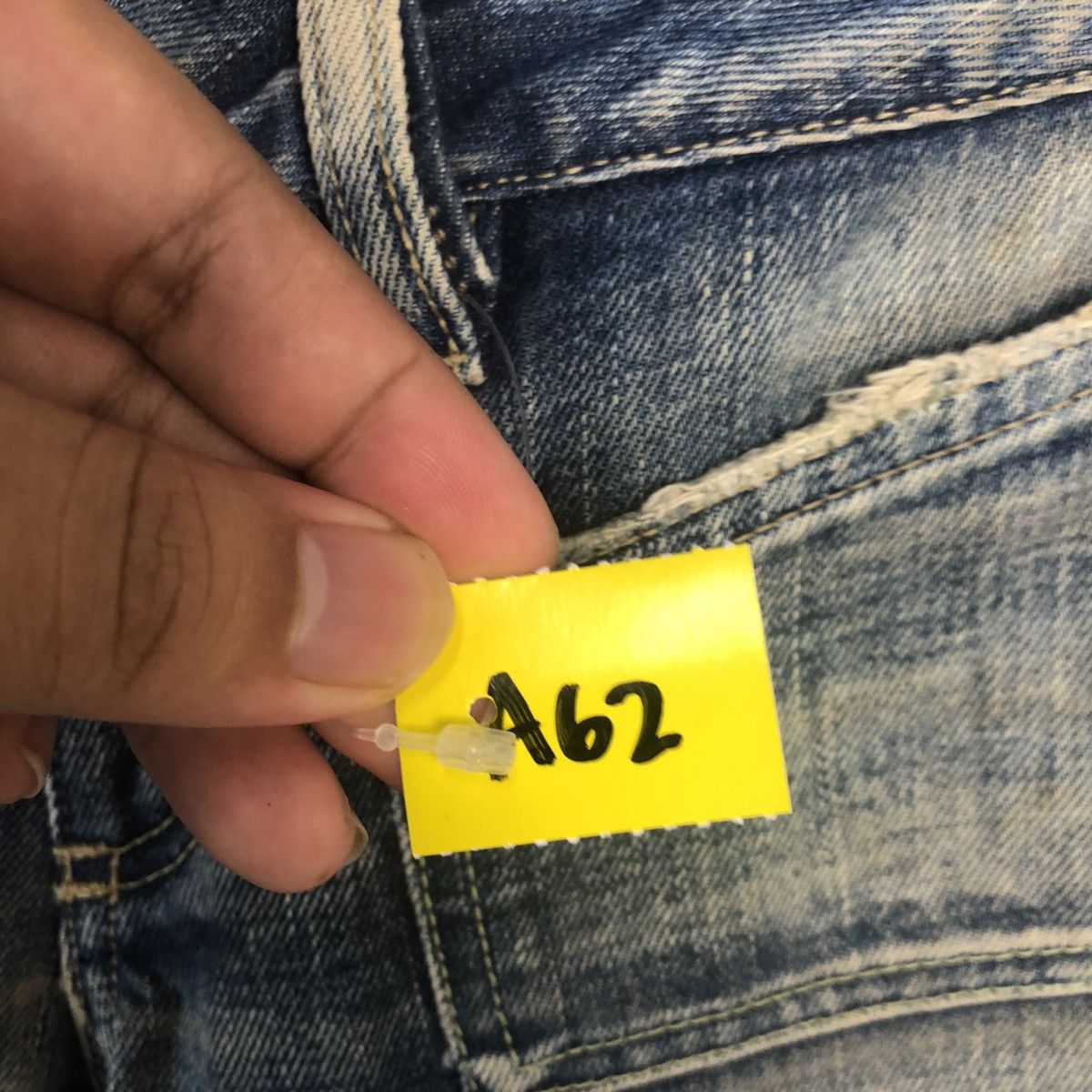 Diesel Diesel made in italy faded Blue ripped Denim Pants #A62 Size 28" / US 6 / IT 42 - 10 Thumbnail