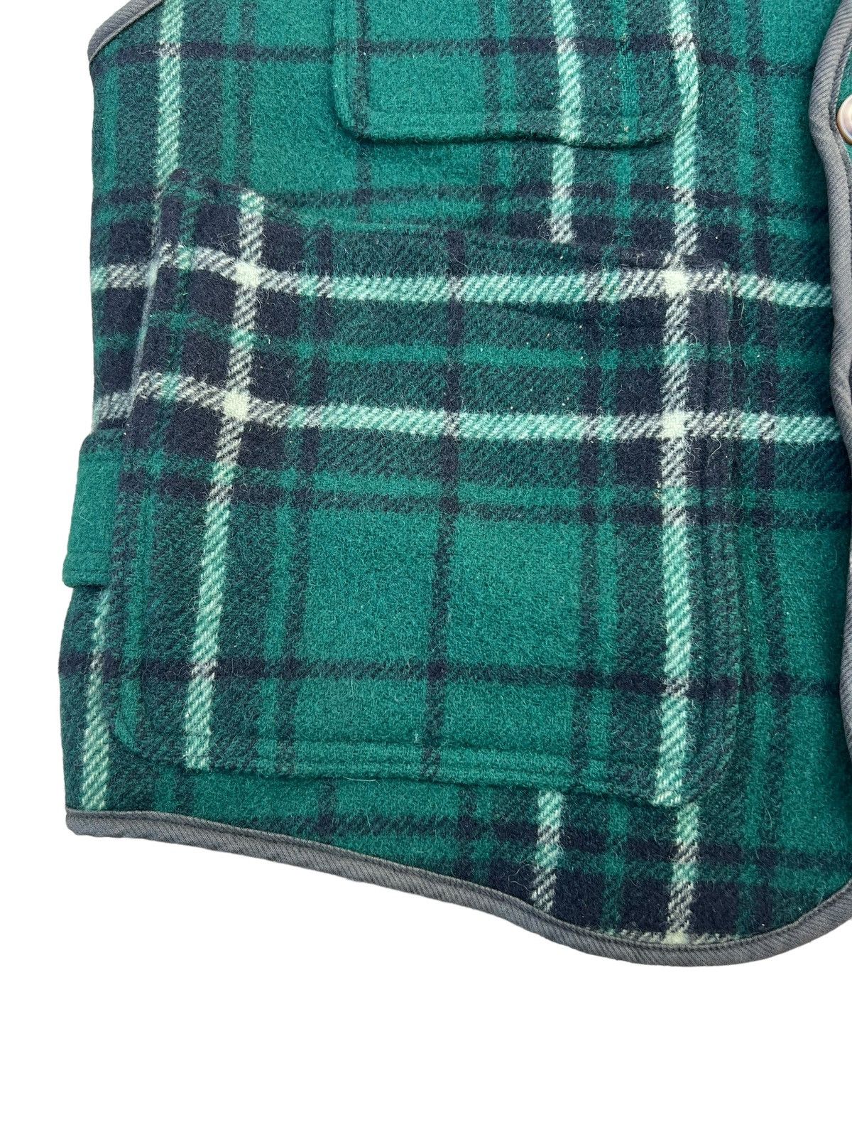 Vintage Vintage 80s Woolrich Wool Plaid Four Pocket Vest Size US M / EU 48-50 / 2 - 7 Thumbnail