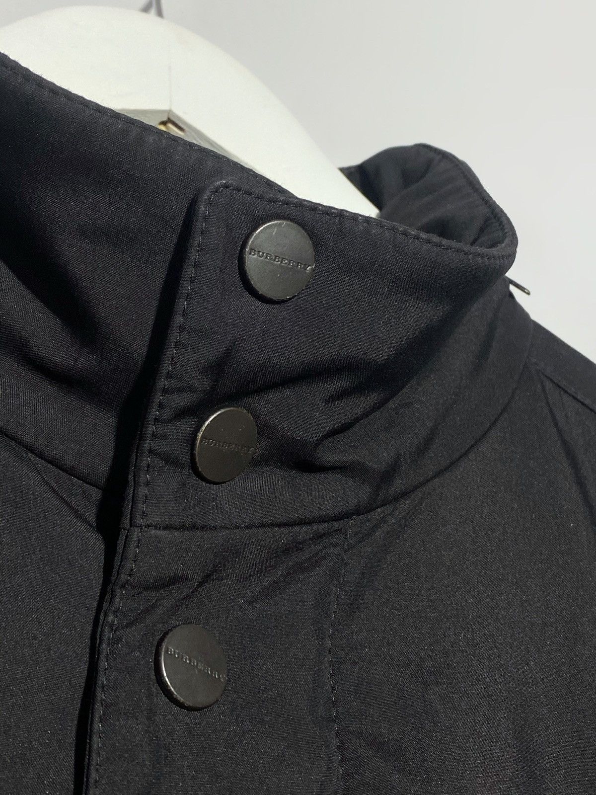Burberry Burberry London Check Lined Black Coat Jacket Size US M / EU 48-50 / 2 - 7 Thumbnail