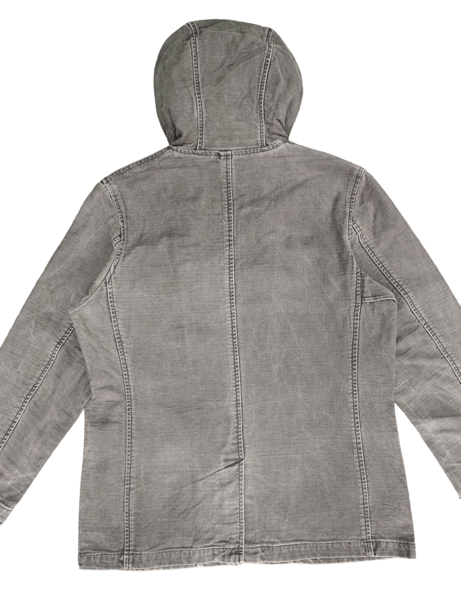 If Six Was Nine Vintage Takeo Kikuchi Duck Cotton Denim Hoodie Jacket Size US L / EU 52-54 / 3 - 9 Thumbnail