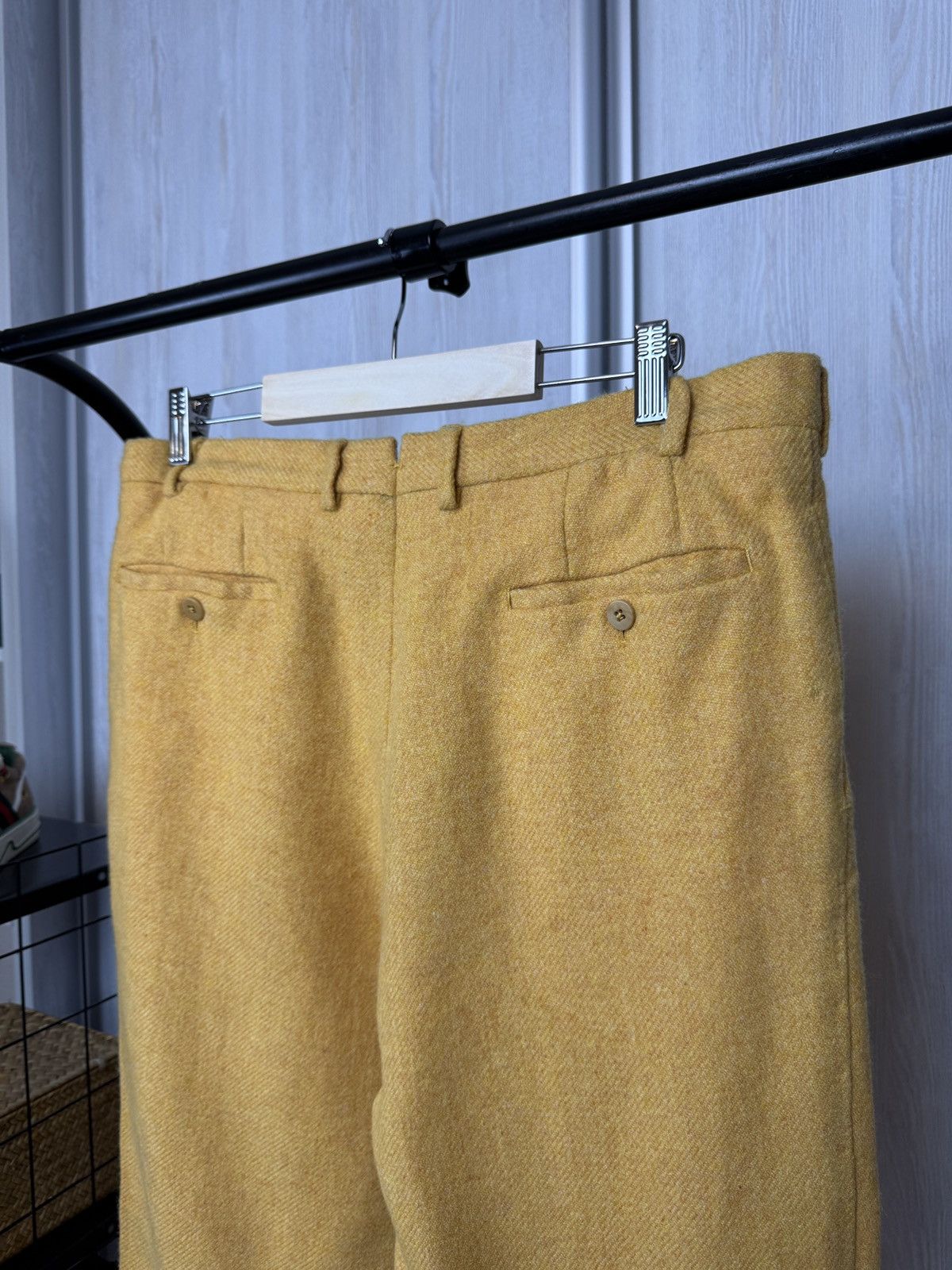 Luigi Borrelli Luigi Borrelli Napoli orange wool casual classic pants Size US 32 / EU 48 - 6 Thumbnail